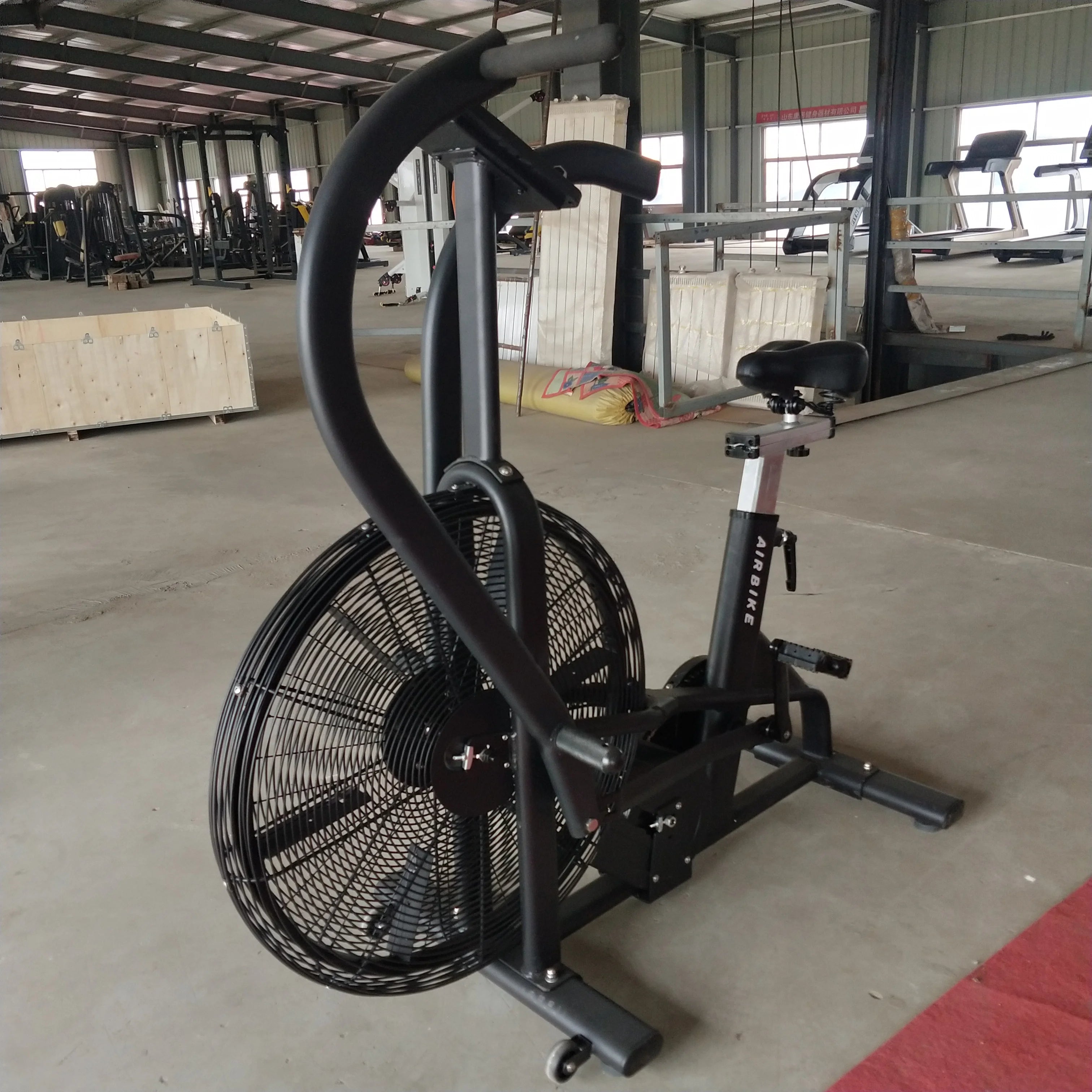 SRJOIN EOM New Commercial Silent Wind Resistance Anaerobic Exercise Bike