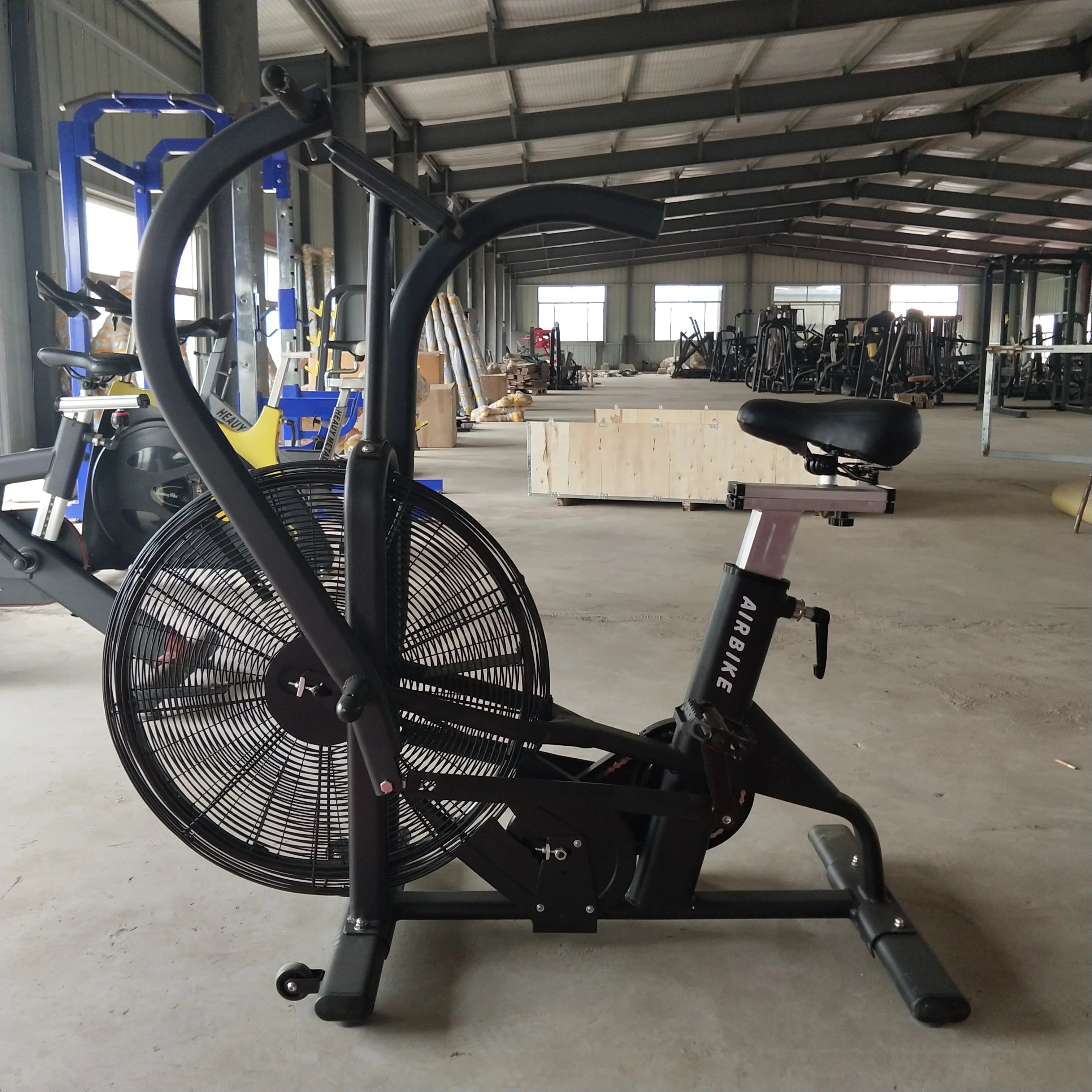 SRJOIN EOM New Commercial Silent Wind Resistance Anaerobic Exercise Bike