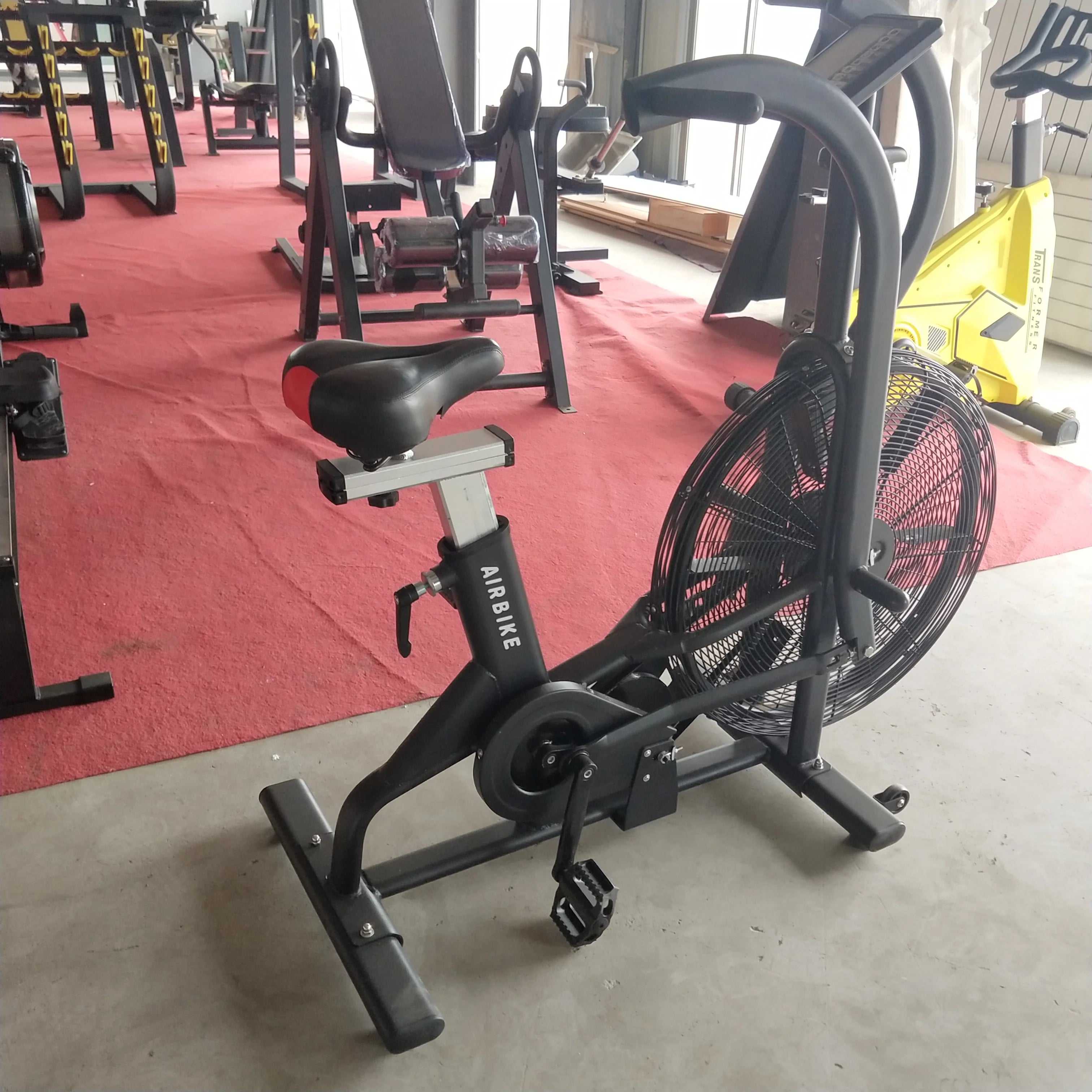 SRJOIN EOM New Commercial Silent Wind Resistance Anaerobic Exercise Bike