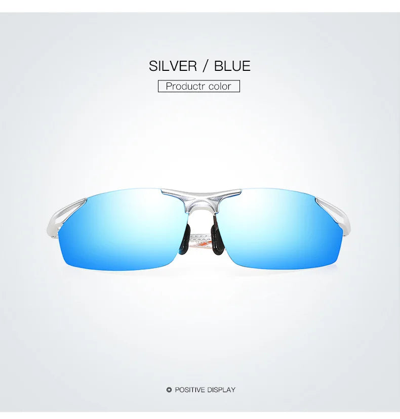 Men's Aluminum Magnesium Colorful Driving Mirror Polarized Sunglasses 351