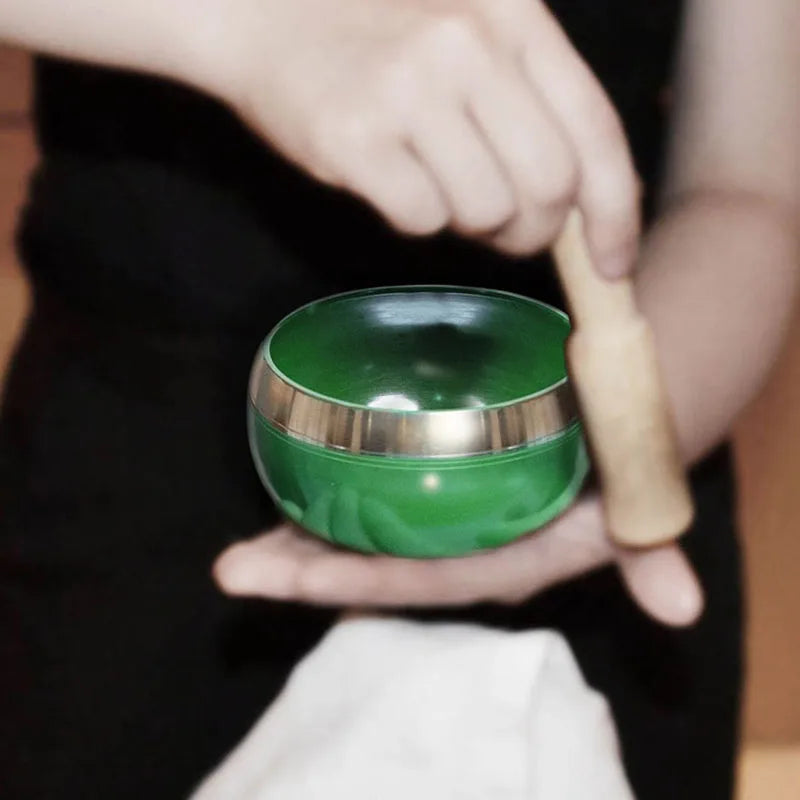 Handmade Singing Bowl Set, Tibetan Quartz Bowl, Spiritual Instruments, Shaving Selenite, Nepal Copper, Meditate