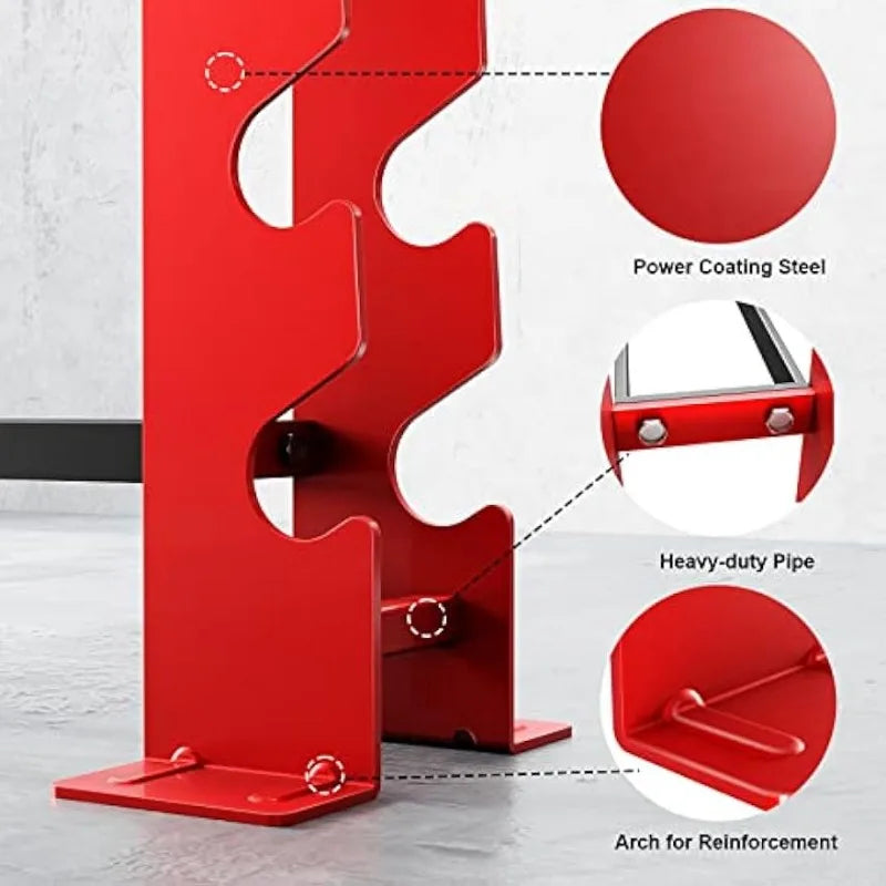 FISUP Weight Rack for Dumbbells, 450LBS Capacity Stand for Home Gym Strength Training - DeRae's Shop For Goods