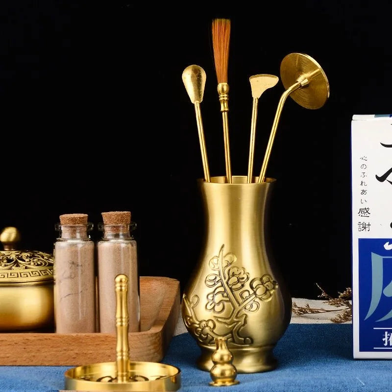 Incense Burner Set Aromatherapy Production Kit- Agarwood Sandalwood Incense Seal Mold for Yoga Meditation and Home Use.