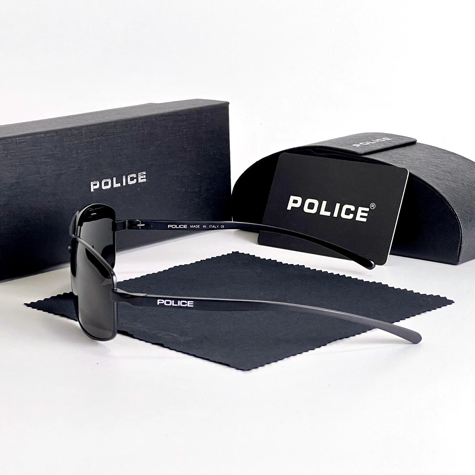 Luxury Brand Policer Sunglasses Polarized for Men- Classic Sun Glasses, High Quality Eyewear Pilot Goggle UV 400 Protection 6247