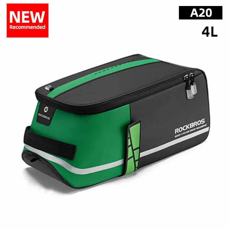 ROCKBROS Bicycle Carrier Bag -MTB Bike Bag Trunk Pannier Cycling Large Capacity Travel Bag,  Bicycle Rear Carrier