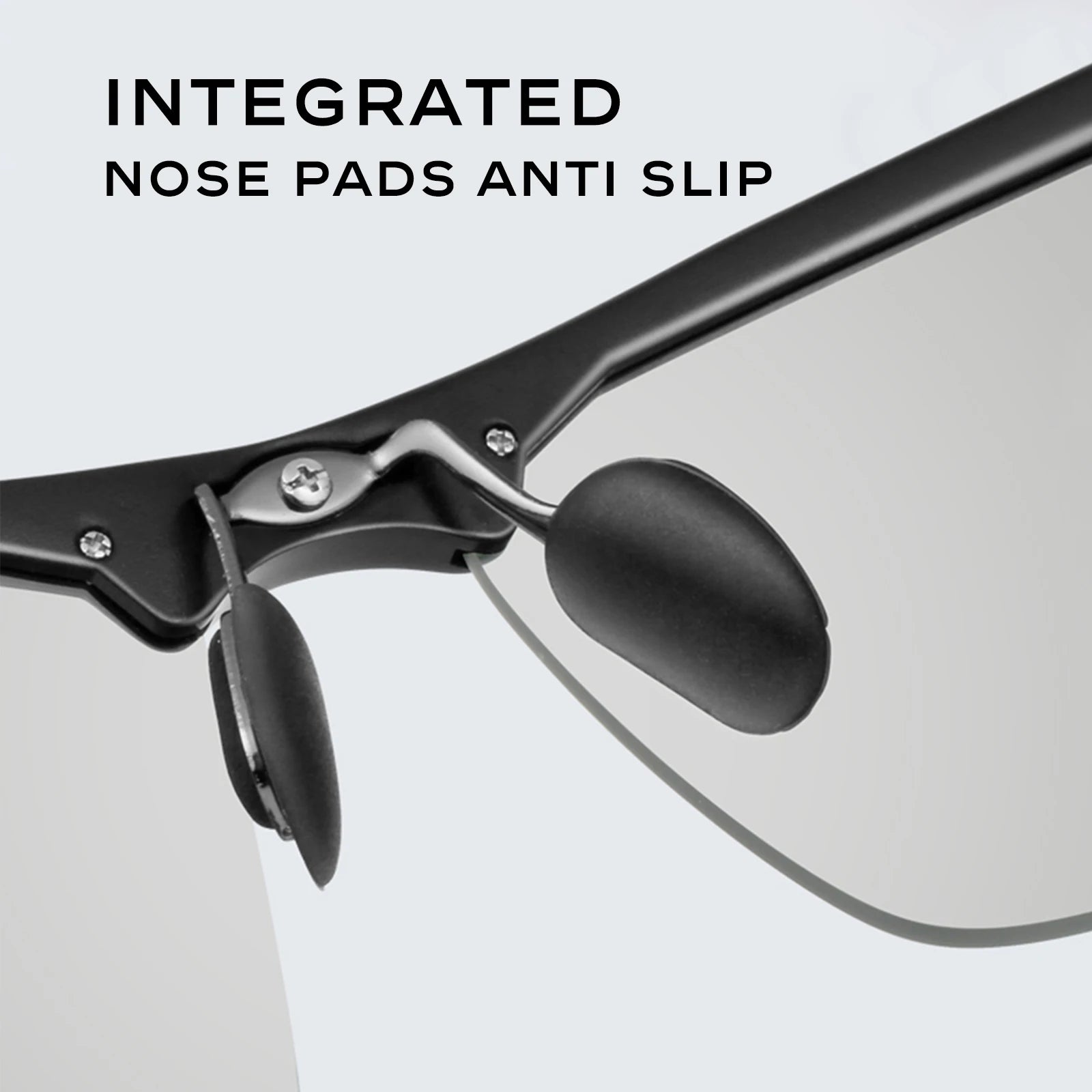 CAPONI Polarized Men’s Outdoor  Sunglasses Photochromic Sport Sun Shade Original Brand Design UV400 Protect Driver Shade BS8550