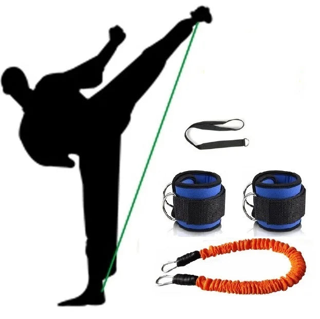 Taekwondo Boxing Leg Strength Training Exercise Tubes Resistance Bands - DeRae's Shop For Goods