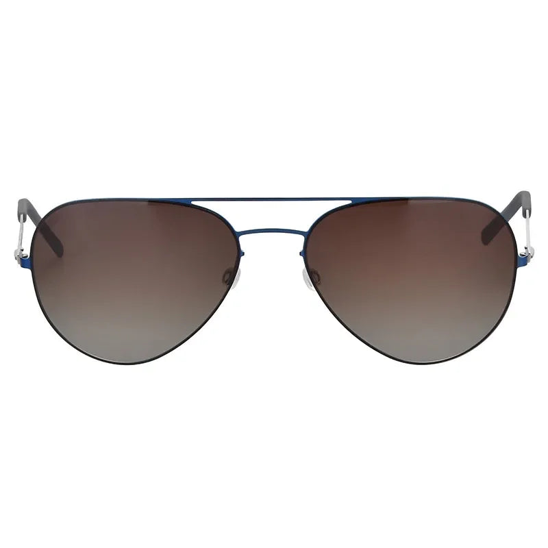 Denmark Designer Pilot Sunglasses -Unisex Polarized Oval Sun Glasses for Everyday, Fishing, or Driving Anti Glare Double-Beam Eyewear