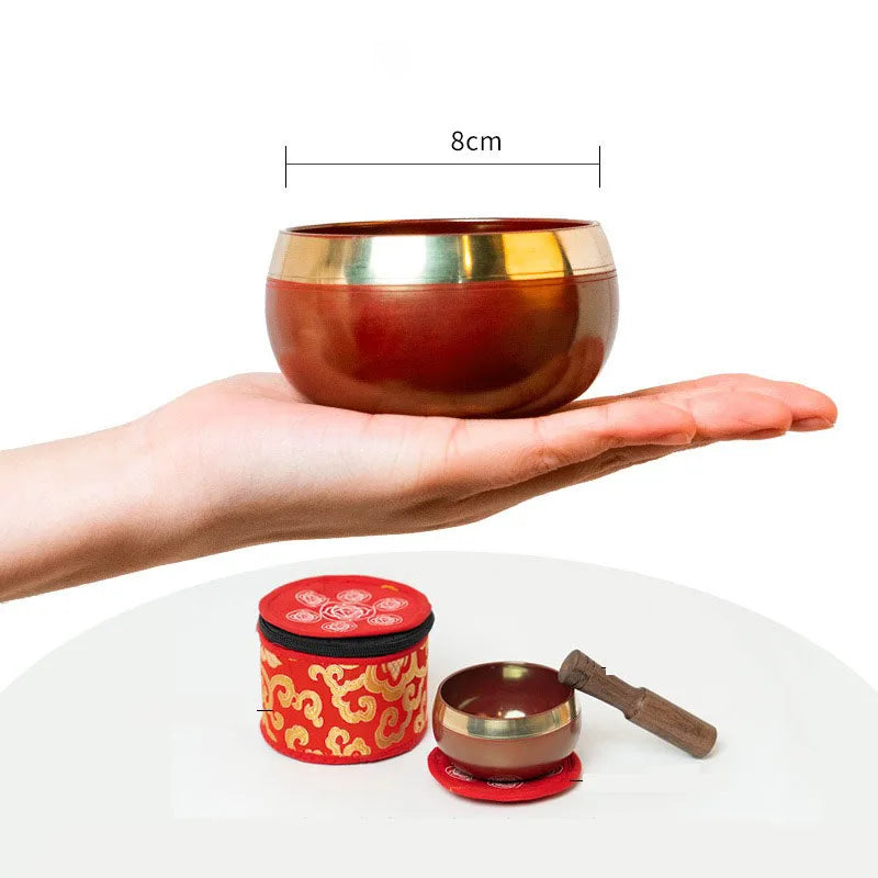 Handmade Singing Bowl Set, Tibetan Quartz Bowl, Spiritual Instruments, Shaving Selenite, Nepal Copper, Meditate