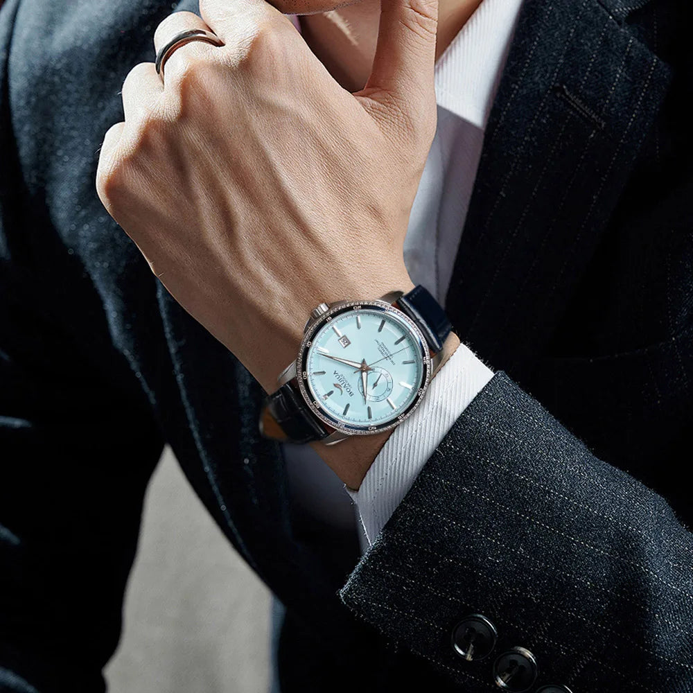 BORIAGE(BOAIJIUA) Fully Automatic Mechanical Men's Watch  50m Water Resistant  MIYOTA 8217 Automatic Mechanical Movement