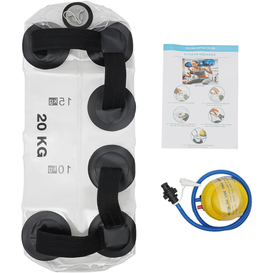 Water Weights Aqua Bag - Portable Sandbag Alternative for Strength Training, Core & Balance Workout - Home Gym Fitness Equipment