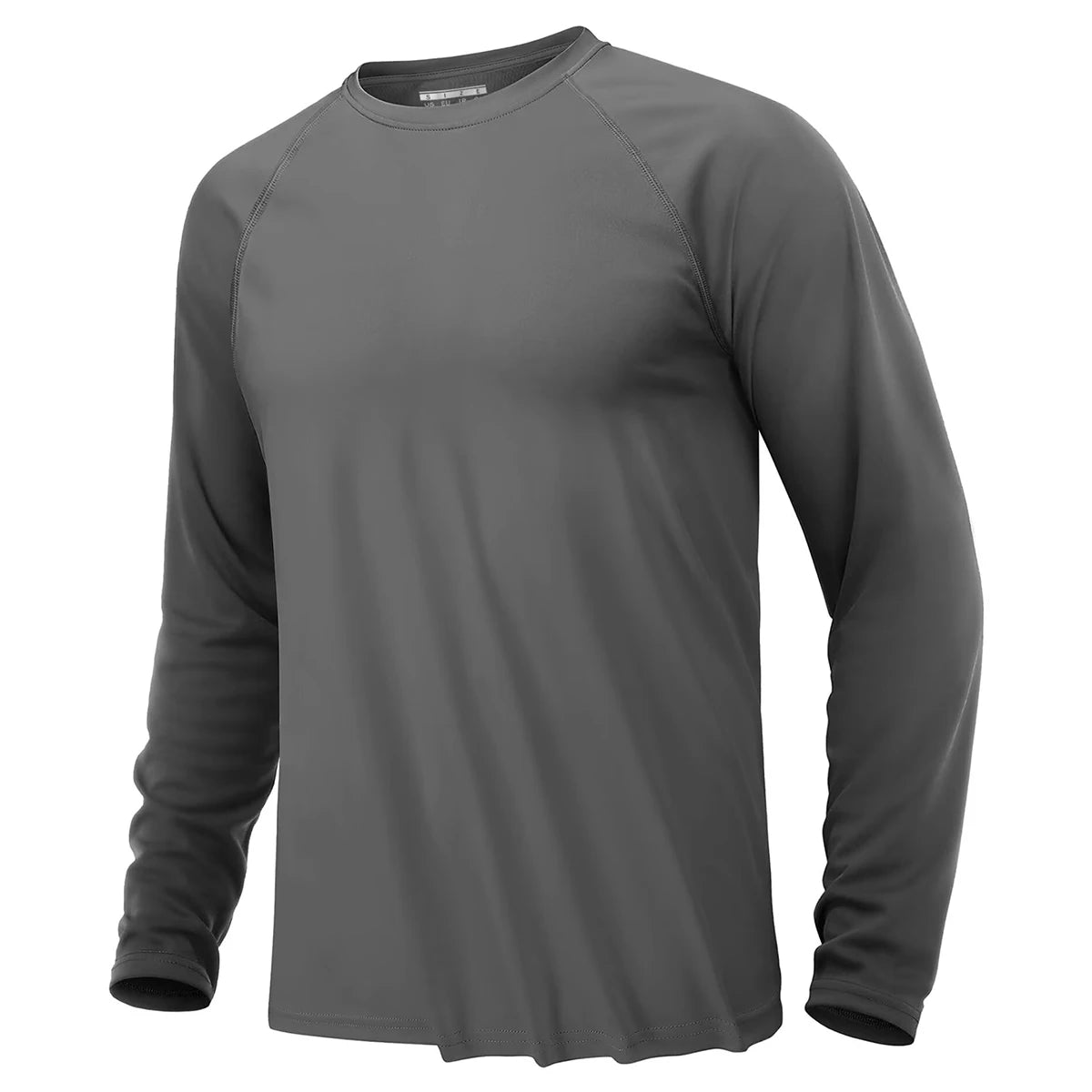TACVASEN UV Shirt Men's O-Neck Long Sleeve UPF 50+ Sun Protection T-Shirt -Quick Dry Sports Tee Hiking Fishing Outdoors Pullovers