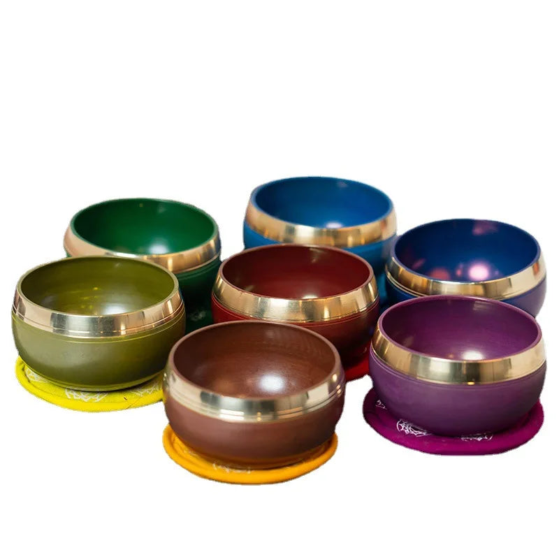 Handmade Singing Bowl Set, Tibetan Quartz Bowl, Spiritual Instruments, Shaving Selenite, Nepal Copper, Meditate