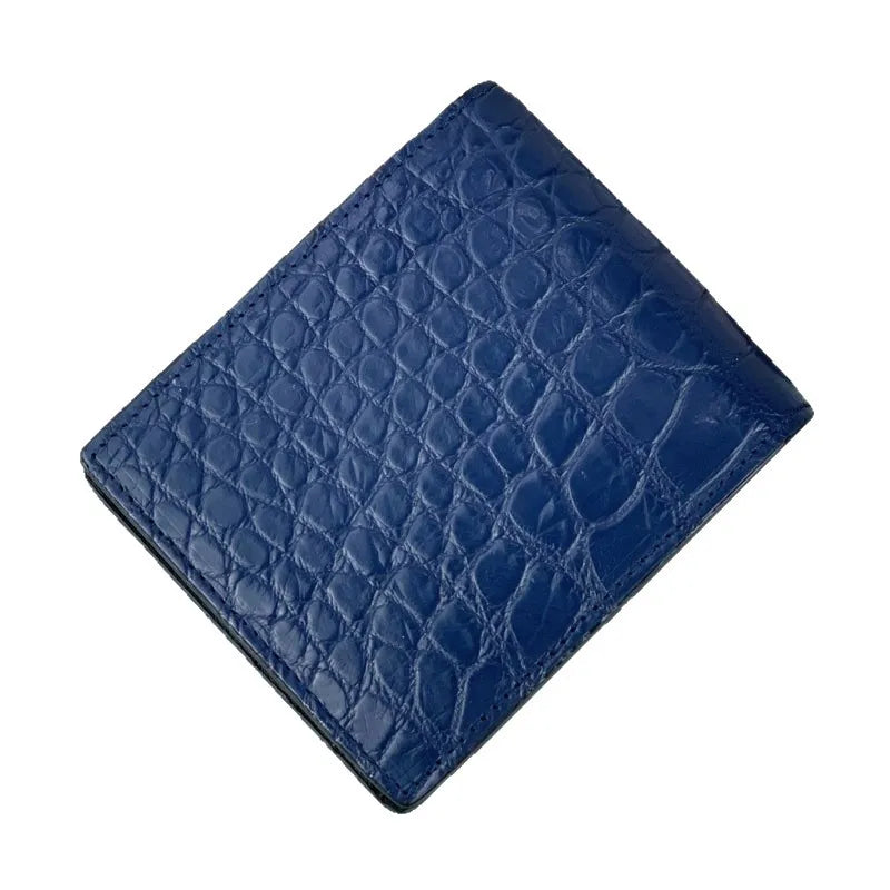 2025 Himalaya White Crocodile Leather High-End Men's Wallet -Genuine Leather Anti-theft Brush Pocket Short Wallet 45