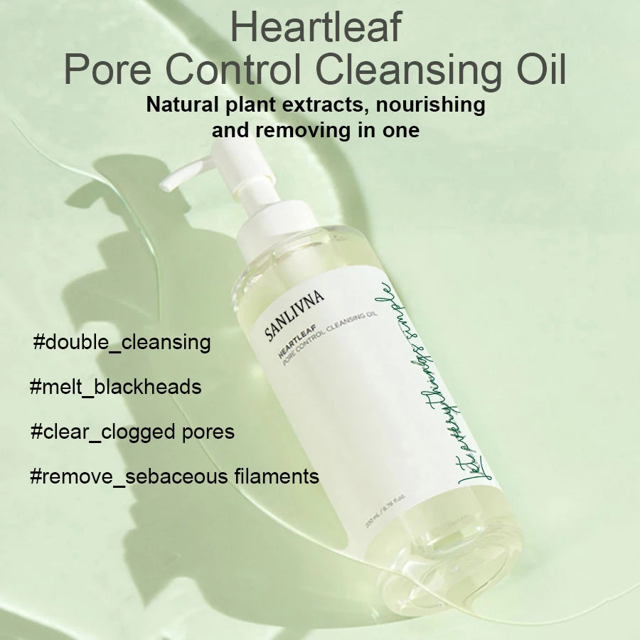 Sanlivna Korean Skincare Heartleaf 4-Piece Set - Oil Balance & Brightening with Soothing Complex-Unisex