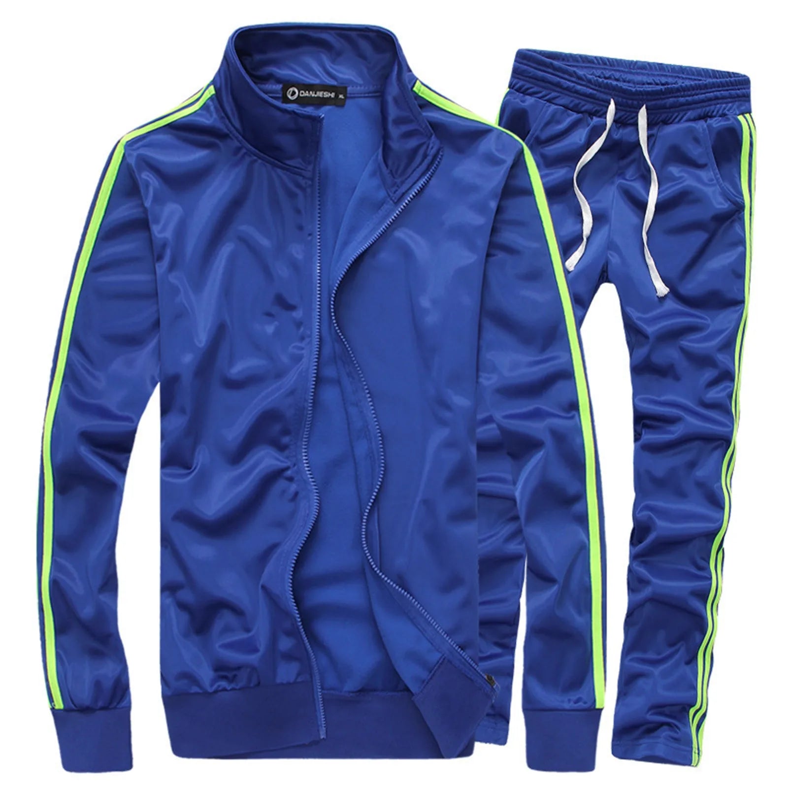 Men's Sets Sportswear  2 Piece Sports Suit Men Jacket + Pants Sweatsuit  Jogging Sporting Training Tracksuit