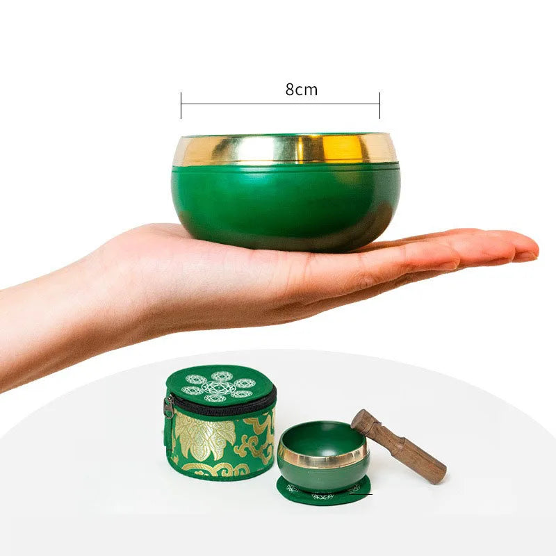 Handmade Singing Bowl Set, Tibetan Quartz Bowl, Spiritual Instruments, Shaving Selenite, Nepal Copper, Meditate