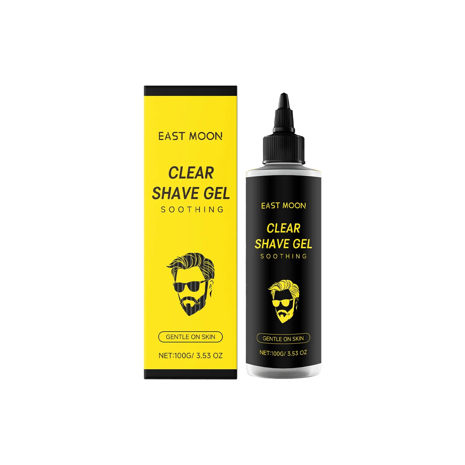East Moon Man Shaving Care Gel- Relieving Red Sooth Pain Moisturize Damage Growth Inhibition Painless Shave Body Hair Remove Gels