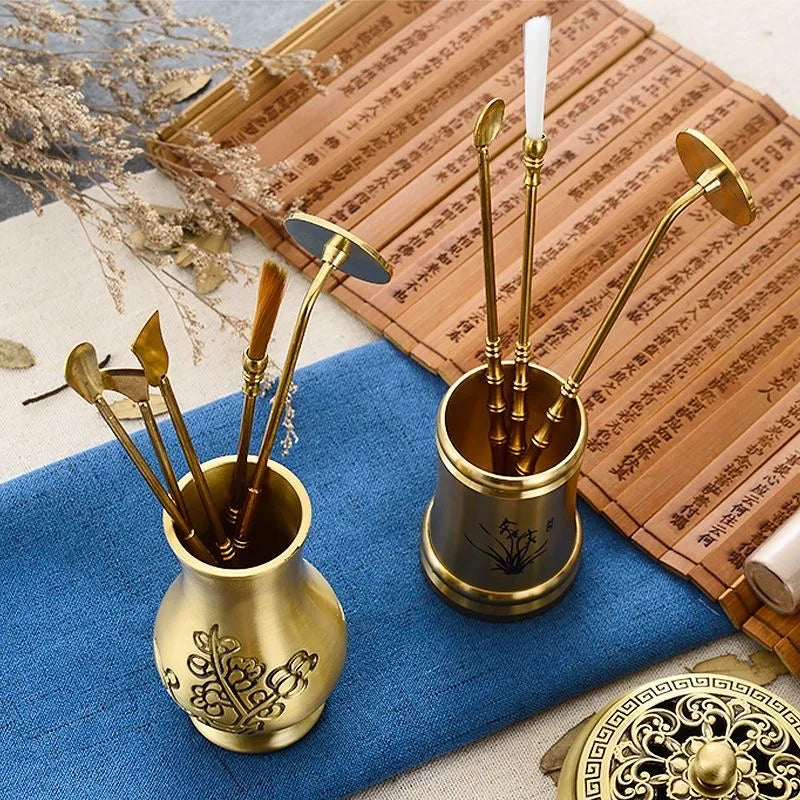 Incense Burner Set Aromatherapy Production Kit- Agarwood Sandalwood Incense Seal Mold for Yoga Meditation and Home Use.