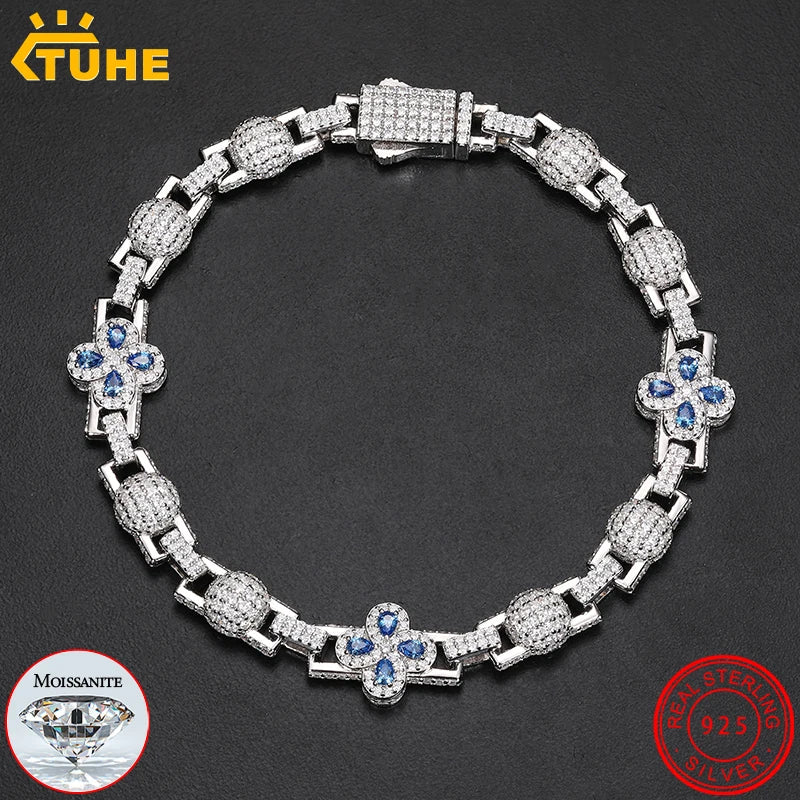 High Quality Classic Unisex Moissanite For 925 Silver Necklace - DeRae's Shop For Goods