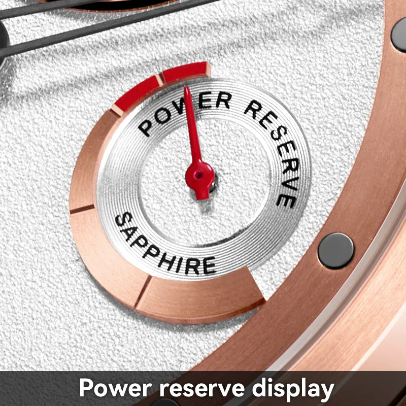 TOPHILL Tourbillon Watch for Men- Automatic Movement Men`s Luxury Waterproof Sapphire Glass Lens Watch