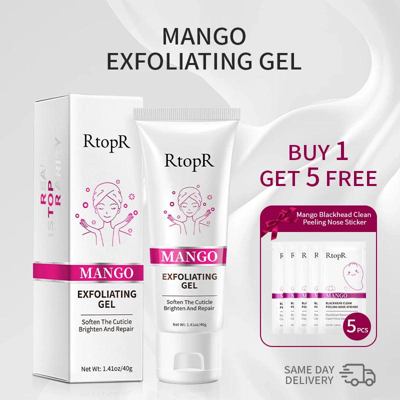 Mango Exfoliating Whitening Moisturizer Facial Gel Scrub Cleaner - DeRae's Shop For Goods