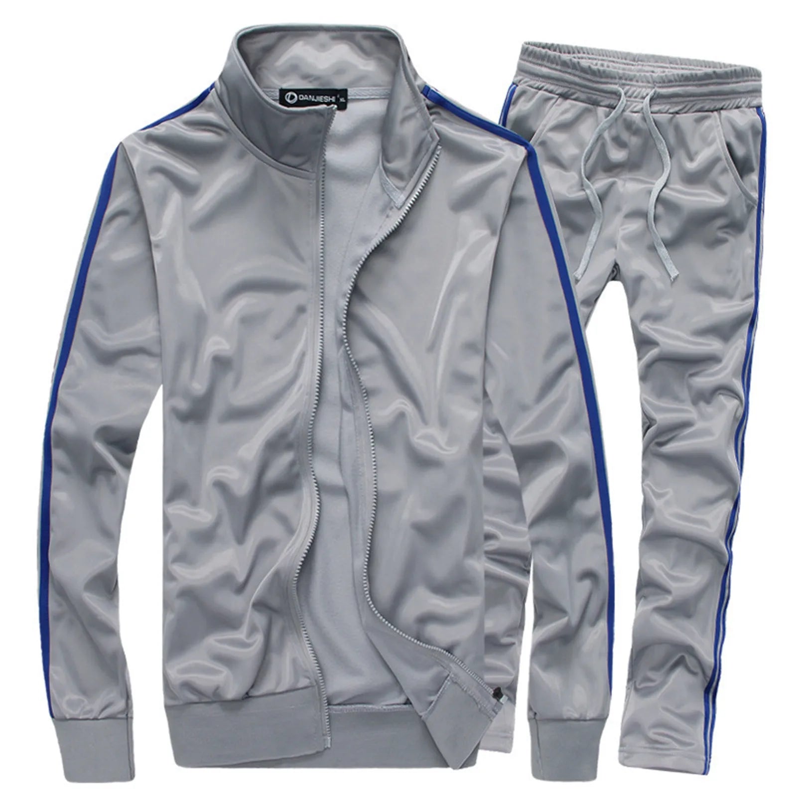 Men's Sets Sportswear  2 Piece Sports Suit Men Jacket + Pants Sweatsuit  Jogging Sporting Training Tracksuit
