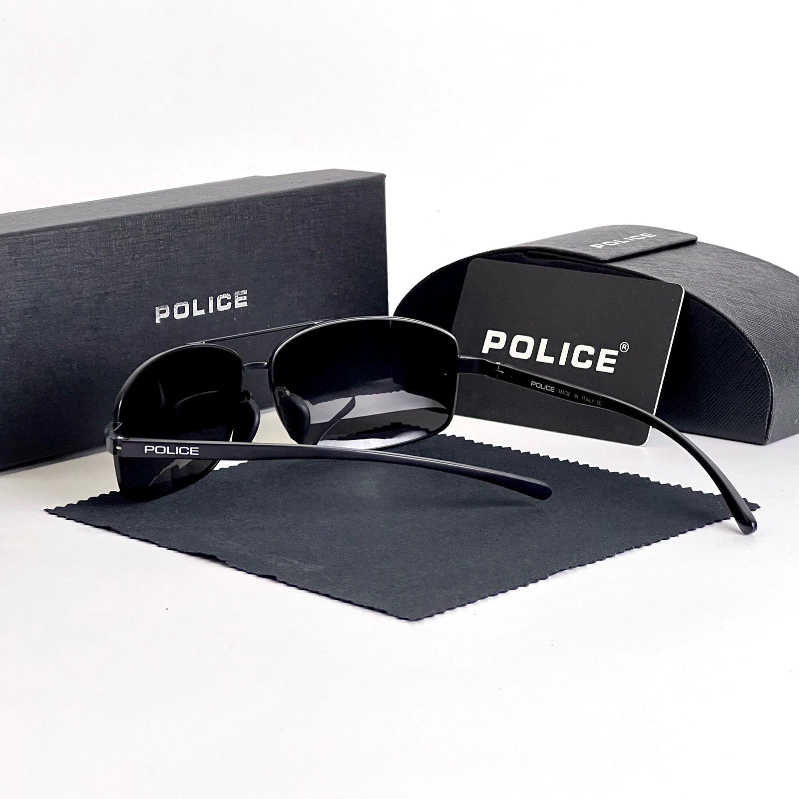 Luxury Brand Policer Sunglasses Polarized for Men- Classic Sun Glasses, High Quality Eyewear Pilot Goggle UV 400 Protection 6247