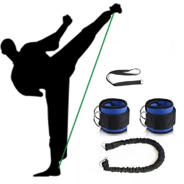 Taekwondo Boxing Leg Strength Training Exercise Tubes Resistance Bands - DeRae's Shop For Goods