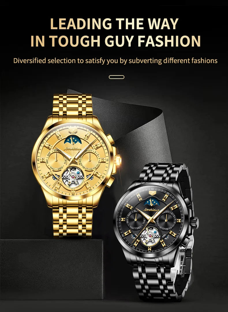 JSDUN Original Multifunctional Automatic Watch for Men - DeRae's Shop For Goods