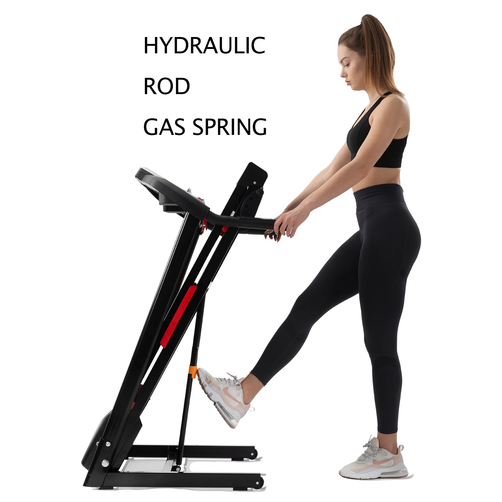 Folding Treadmills for Home - 3.5HP Portable Foldable with Incline, Electric Treadmill for Running, Walking, and Jogging Exercise with Display Screen.