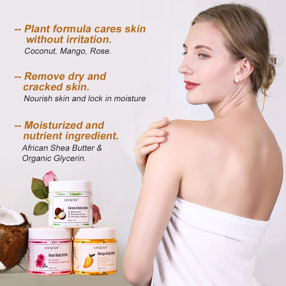 Shea Body Butter Deep Hydration Moisturizer Cream for Rough Dry Skin and Daily Use - DeRae's Shop For Goods