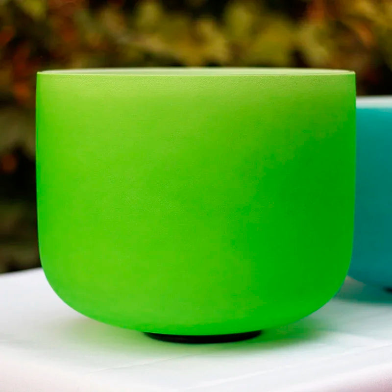 Colorful Crystal Singing Bowl- Buddha Large Tibetan Bowls Yoga Meditation Massage Sound Healing Instrument Handmade Percussion