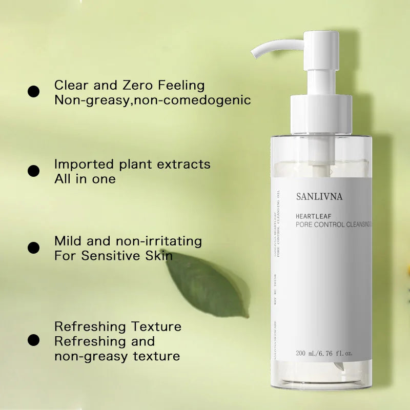 Sanlivna Korean Skincare Heartleaf 3-Piece Set - Soothing Cleanse & Pore Care with Quercetin-Unisex