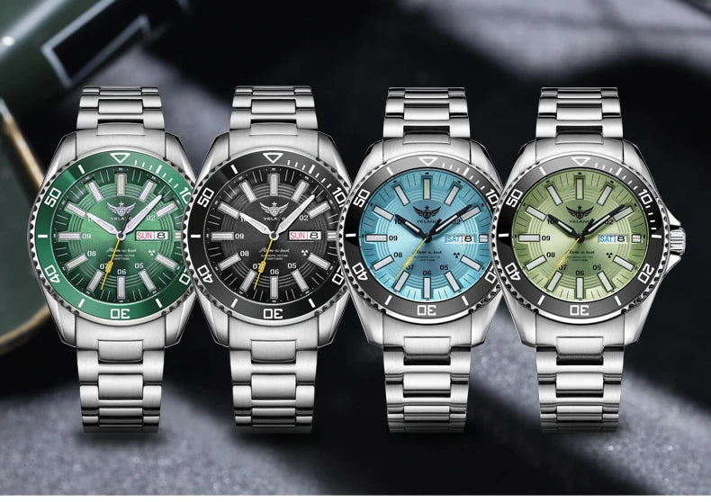 Yelang V1032-1 Automatic Movement Men`s Watch- 300m 30Bar Waterproof Dive Watches for Men Luminous 44MM