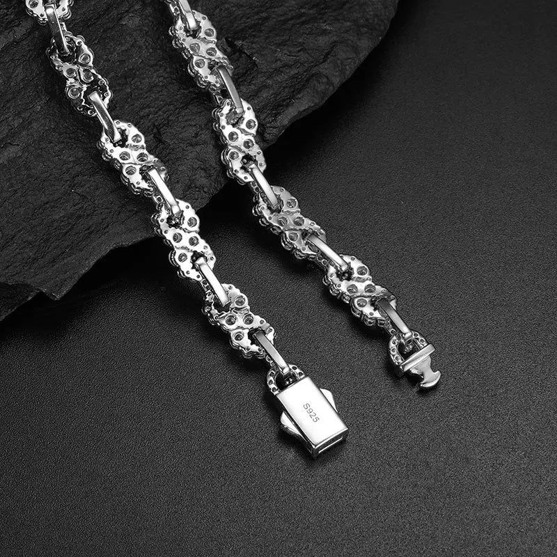 TUHE 8 Words Unisex Moissanite Bracelet For Men - DeRae's Shop For Goods