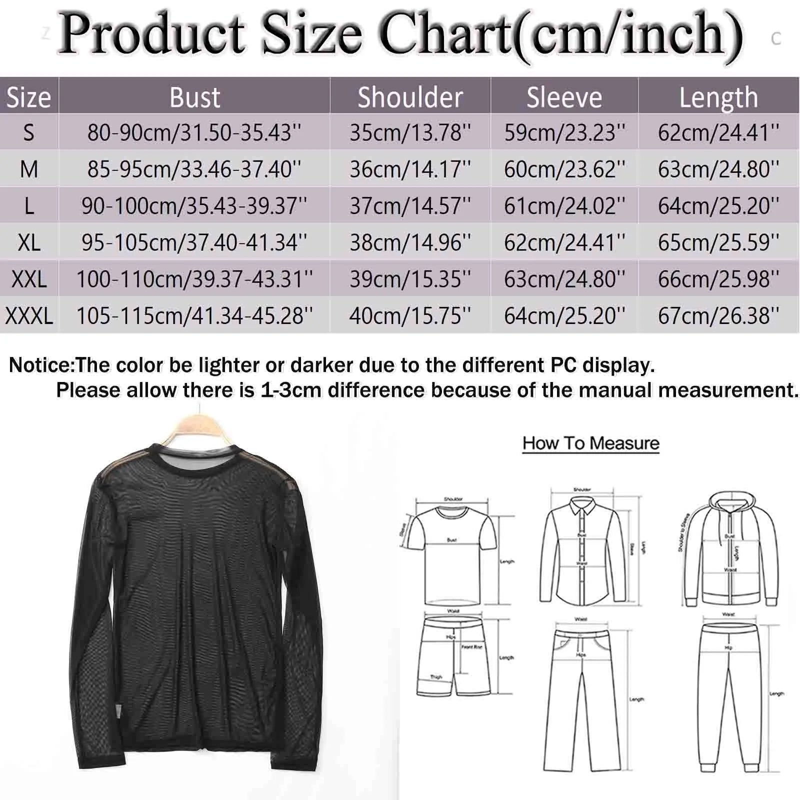 Men`s Thin Design Summer- Round Neck See Through Mesh Long Sleeve - DeRae's Shop For Goods