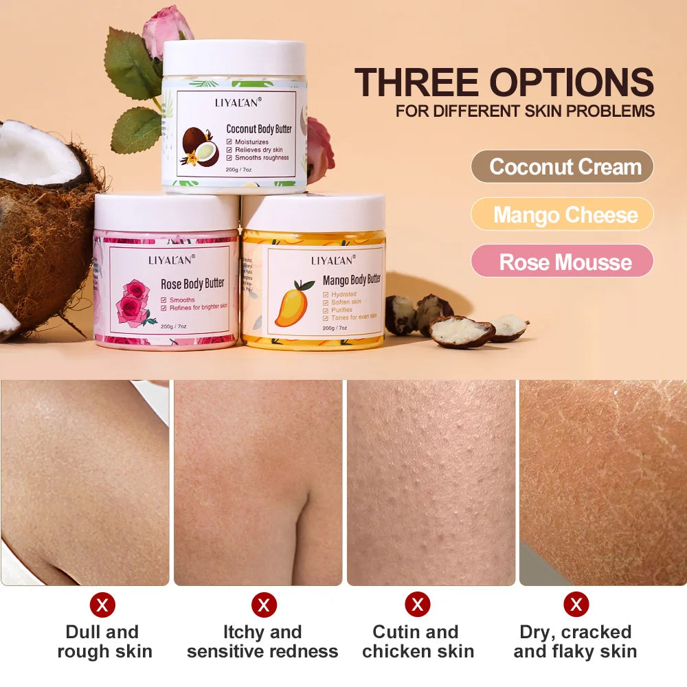 Shea Body Butter Deep Hydration Moisturizer Cream for Rough Dry Skin and Daily Use - DeRae's Shop For Goods