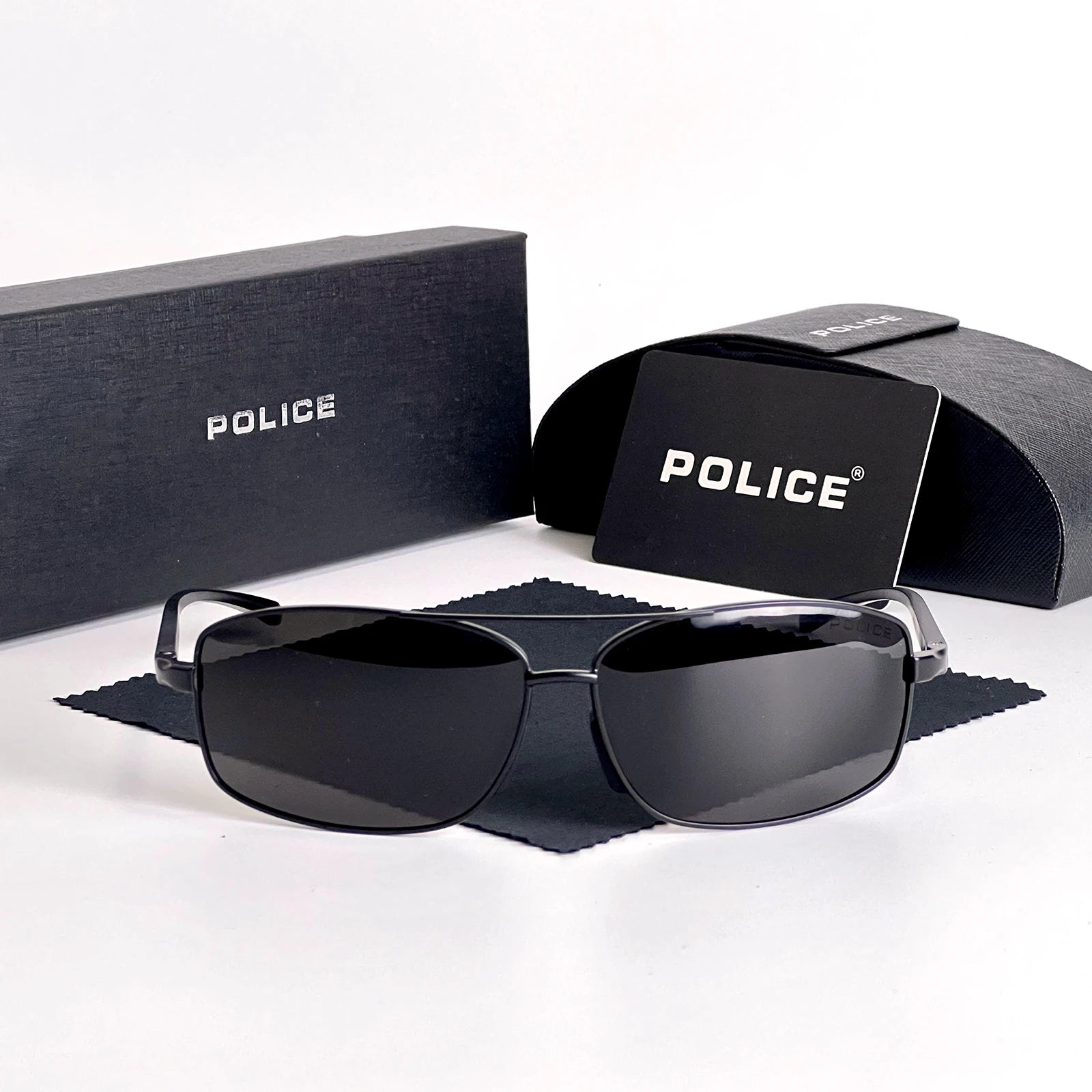 Luxury Brand Policer Sunglasses Polarized for Men- Classic Sun Glasses, High Quality Eyewear Pilot Goggle UV 400 Protection 6247