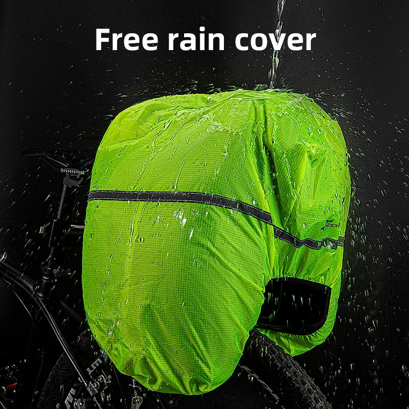 ROCKBROS Bicycle Carrier Bag -MTB Bike Bag Trunk Pannier Cycling Large Capacity Travel Bag,  Bicycle Rear Carrier