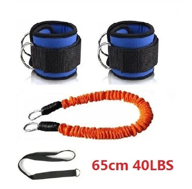 Taekwondo Boxing Kick Leg Training Strength Exercise Tubes with Resistance Bands Fitness Equipment - DeRae's Shop For Goods