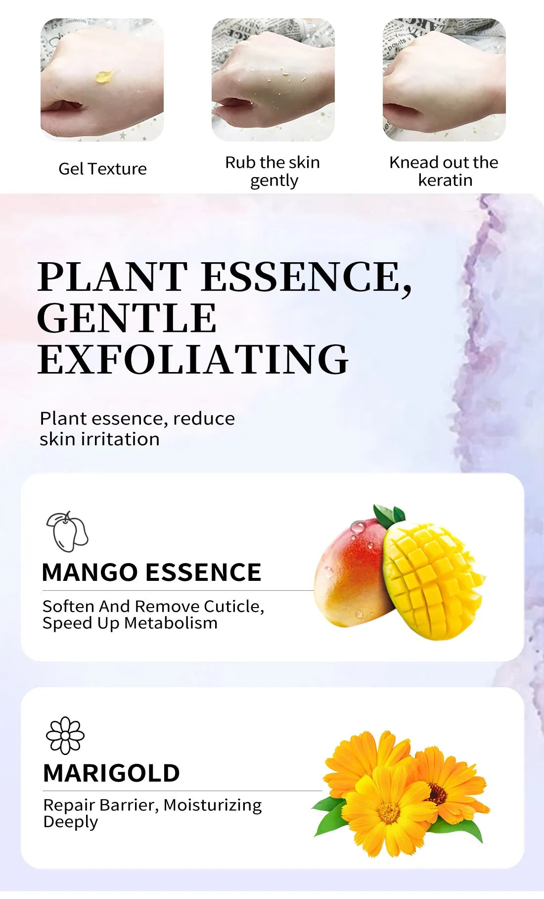 Mango Exfoliating Whitening Moisturizer Facial Gel Scrub Cleaner - DeRae's Shop For Goods
