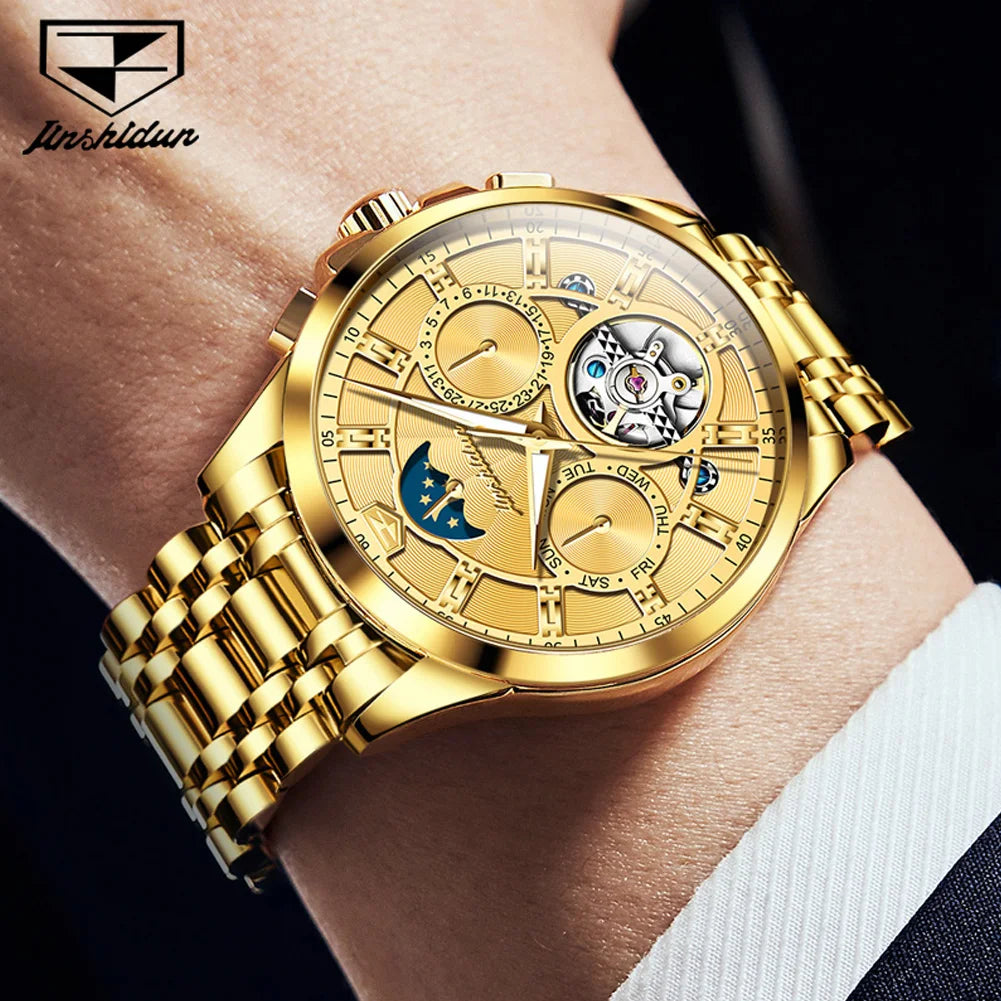 JSDUN Original Multifunctional Automatic Watch for Men - DeRae's Shop For Goods