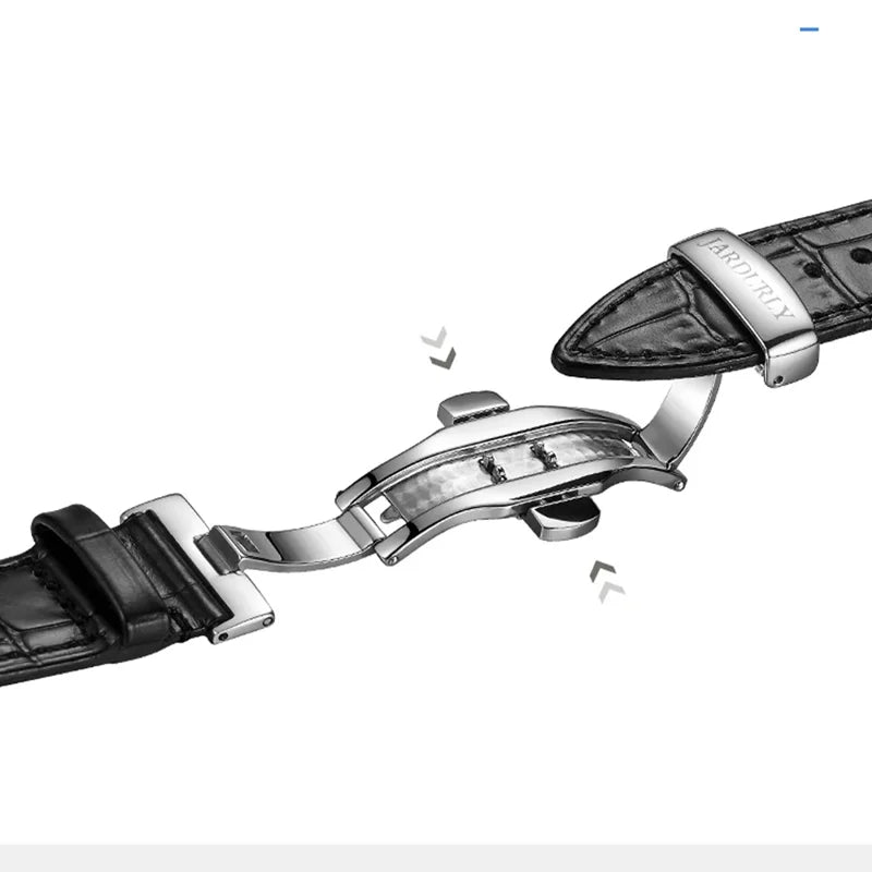 AESOP  Luxury Classic Wristwatch For Men- Skeleton Dial Tourbillon Men's  Automatic Mechanical Watch Stainless Steel and Waterproof